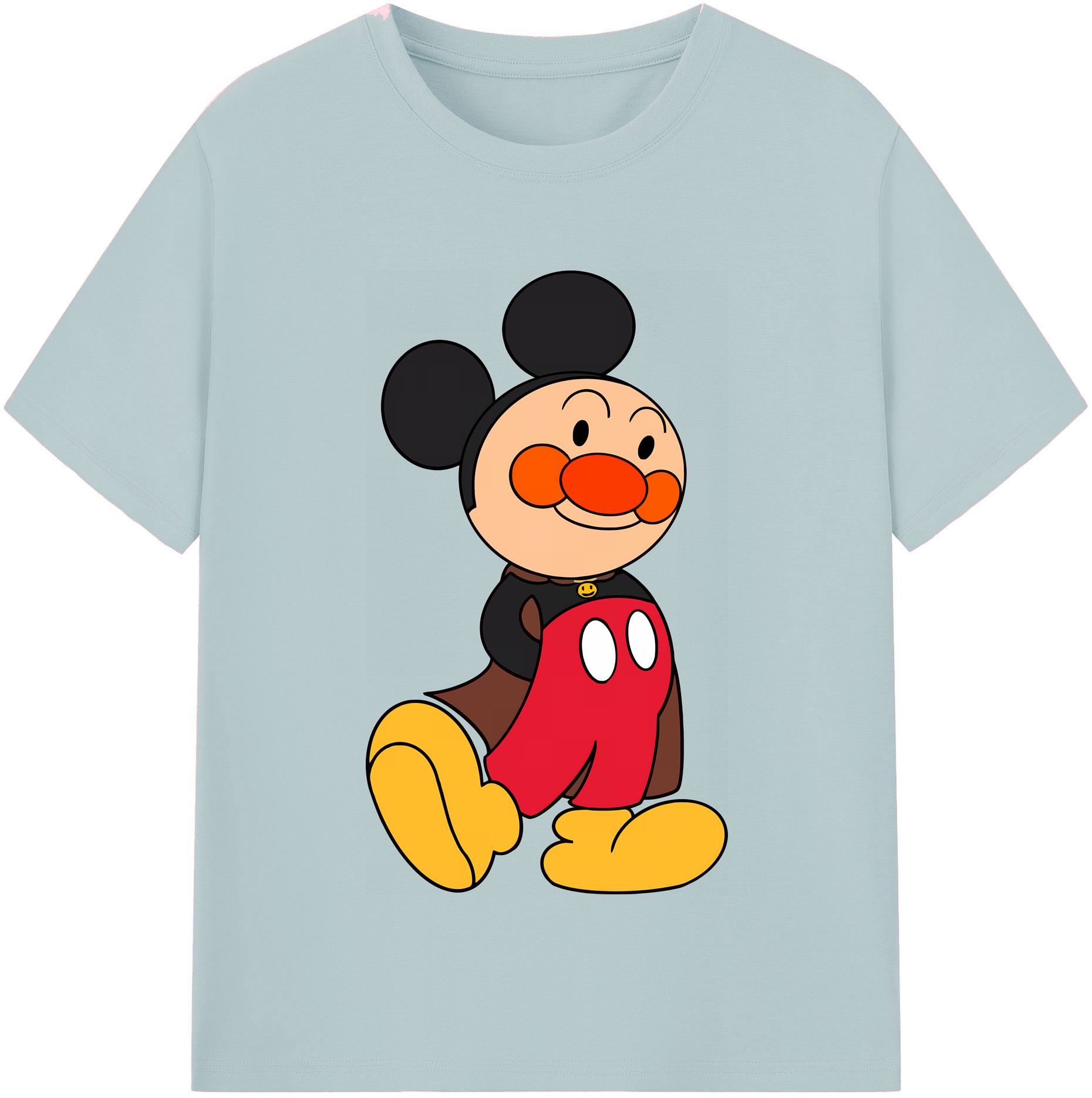 （画像用） アンパンマン Anpanman 綿100％半袖Tシャツ（フロントプリント）